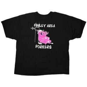 Vintage 90s Finley Area The Love Unit Tee Shirt Size XXL Black